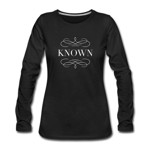 Known - Women's Premium Long Sleeve T-Shirt - black