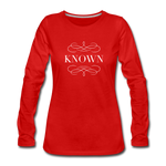Known - Women's Premium Long Sleeve T-Shirt - red