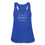 Known - Women's Flowy Tank Top - royal blue