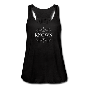 Known - Women's Flowy Tank Top - black
