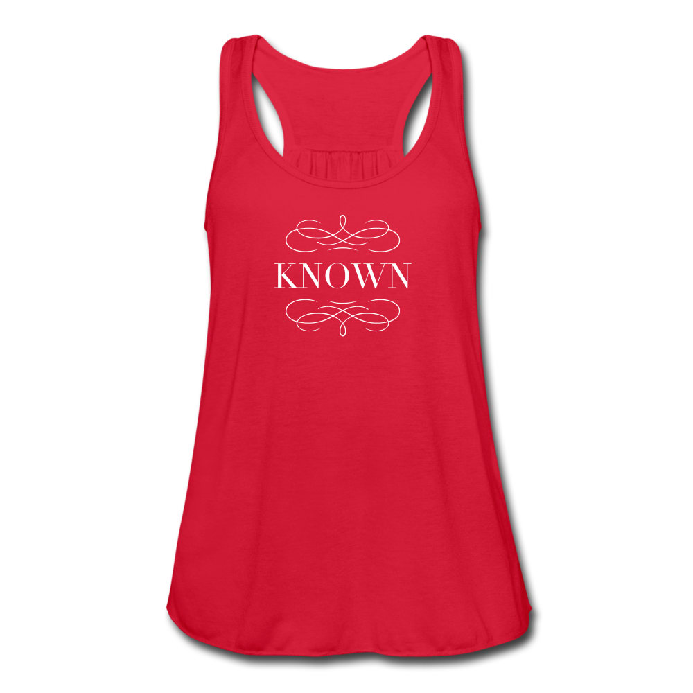 Known - Women's Flowy Tank Top - red