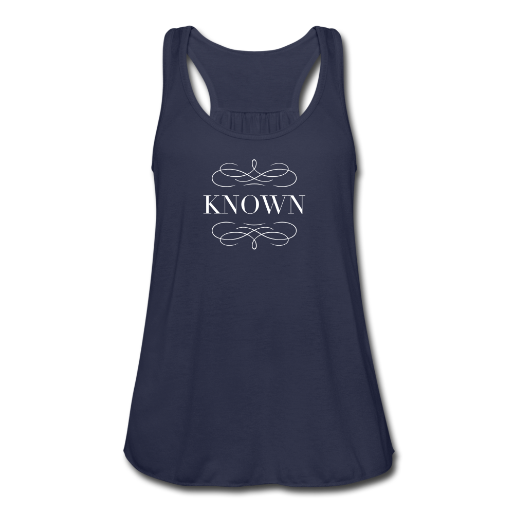 Known - Women's Flowy Tank Top - navy