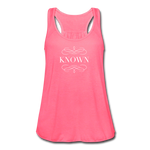 Known - Women's Flowy Tank Top - neon pink
