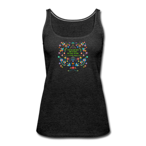 To Dust You Shall Return - Women’s Premium Tank Top - charcoal gray