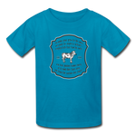 Grass for Cattle - Kids' T-Shirt - turquoise