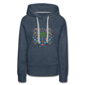 To Dust You Shall Return - Women’s Premium Hoodie - heather denim