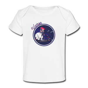Warrior (Female) - Organic Baby T-Shirt - white