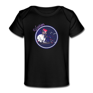 Warrior (Female) - Organic Baby T-Shirt - black