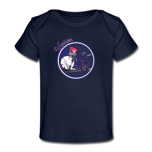 Warrior (Female) - Organic Baby T-Shirt - dark navy