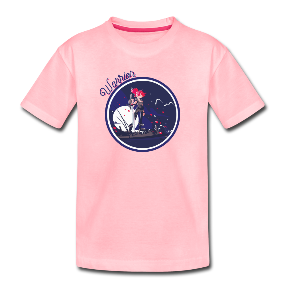 Warrior (Female) - Toddler Premium T-Shirt - pink