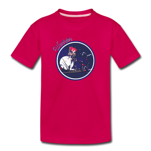 Warrior (Female) - Toddler Premium T-Shirt - dark pink