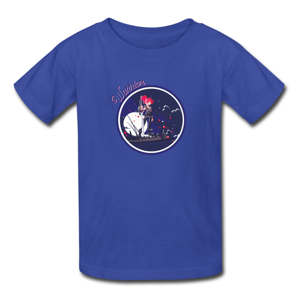 Warrior (Female) - Kids' T-Shirt - royal blue
