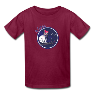 Warrior (Female) - Kids' T-Shirt - burgundy