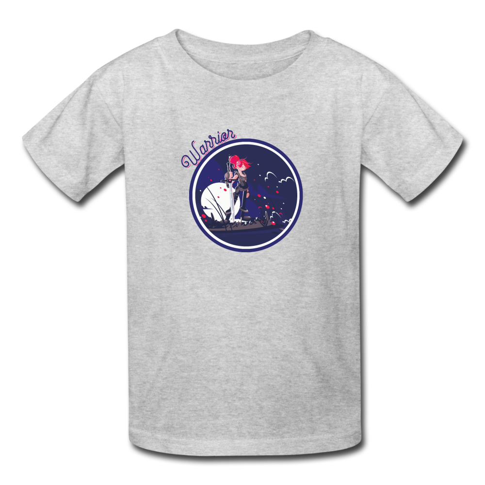 Warrior (Female) - Kids' T-Shirt - heather gray