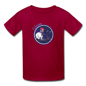Warrior (Female) - Kids' T-Shirt - dark red
