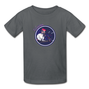 Warrior (Female) - Kids' T-Shirt - charcoal