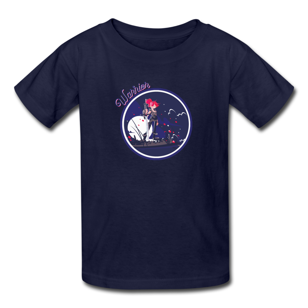 Warrior (Female) - Kids' T-Shirt - navy