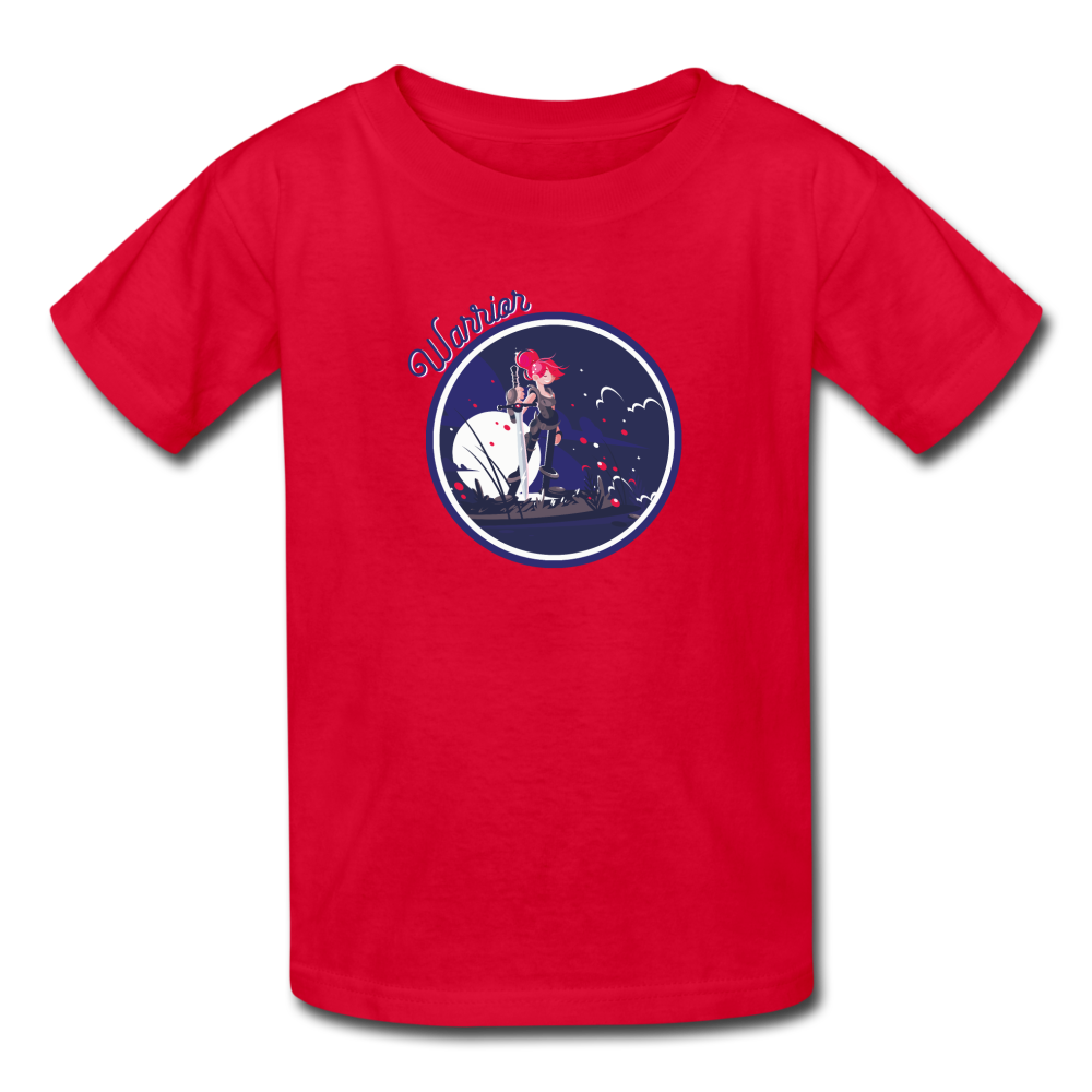 Warrior (Female) - Kids' T-Shirt - red
