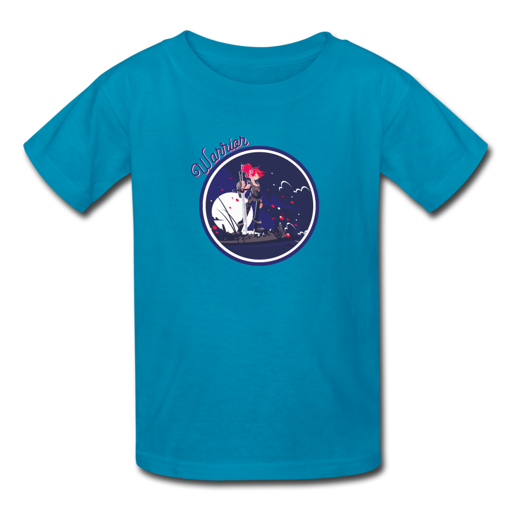 Warrior (Female) - Kids' T-Shirt - turquoise