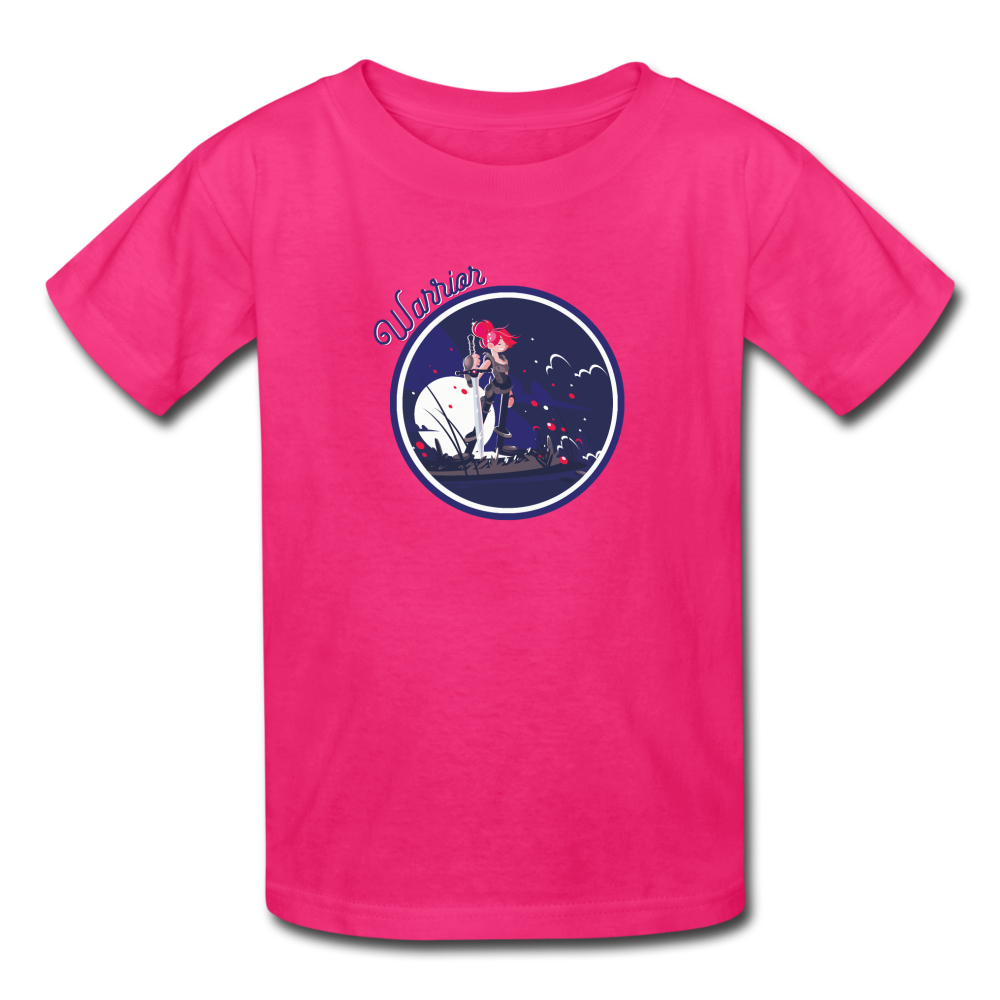Warrior (Female) - Kids' T-Shirt - fuchsia