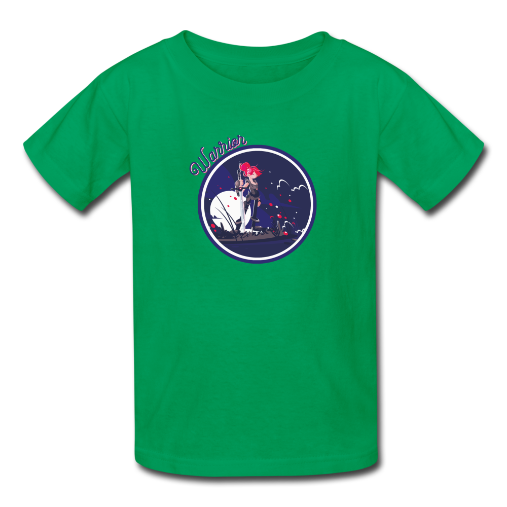 Warrior (Female) - Kids' T-Shirt - kelly green