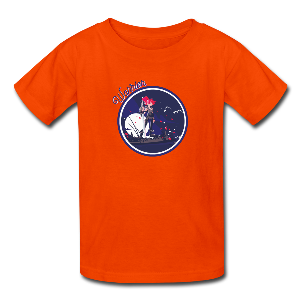 Warrior (Female) - Kids' T-Shirt - orange