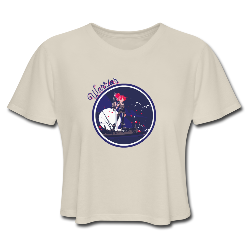 Warrior (Female) - Women's Cropped T-Shirt - dust