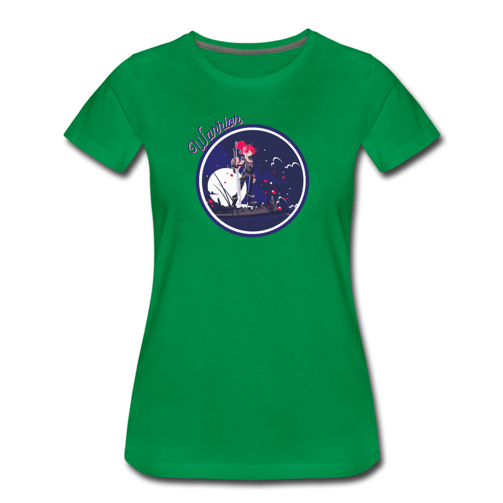 Warrior (Female) - Women’s Premium T-Shirt - kelly green