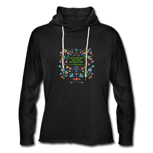 To Dust You Shall Return - Unisex Lightweight Terry Hoodie - charcoal gray