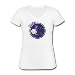 Warrior (Female) - Women's V-Neck T-Shirt - white