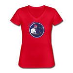 Warrior (Female) - Women's V-Neck T-Shirt - red