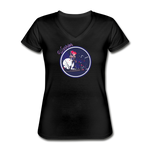 Warrior (Female) - Women's V-Neck T-Shirt - black