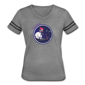 Warrior (Female) - Women’s Vintage Sport T-Shirt - heather gray/charcoal