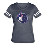 Warrior (Female) - Women’s Vintage Sport T-Shirt - vintage navy/white