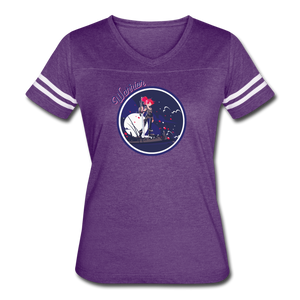 Warrior (Female) - Women’s Vintage Sport T-Shirt - vintage purple/white