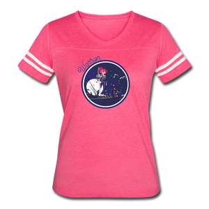 Warrior (Female) - Women’s Vintage Sport T-Shirt - vintage pink/white
