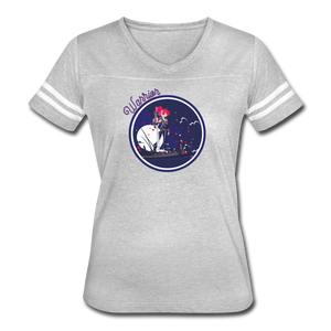 Warrior (Female) - Women’s Vintage Sport T-Shirt - heather gray/white