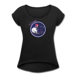 Warrior (Female) - Women's Roll Cuff T-Shirt - black