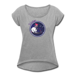 Warrior (Female) - Women's Roll Cuff T-Shirt - heather gray