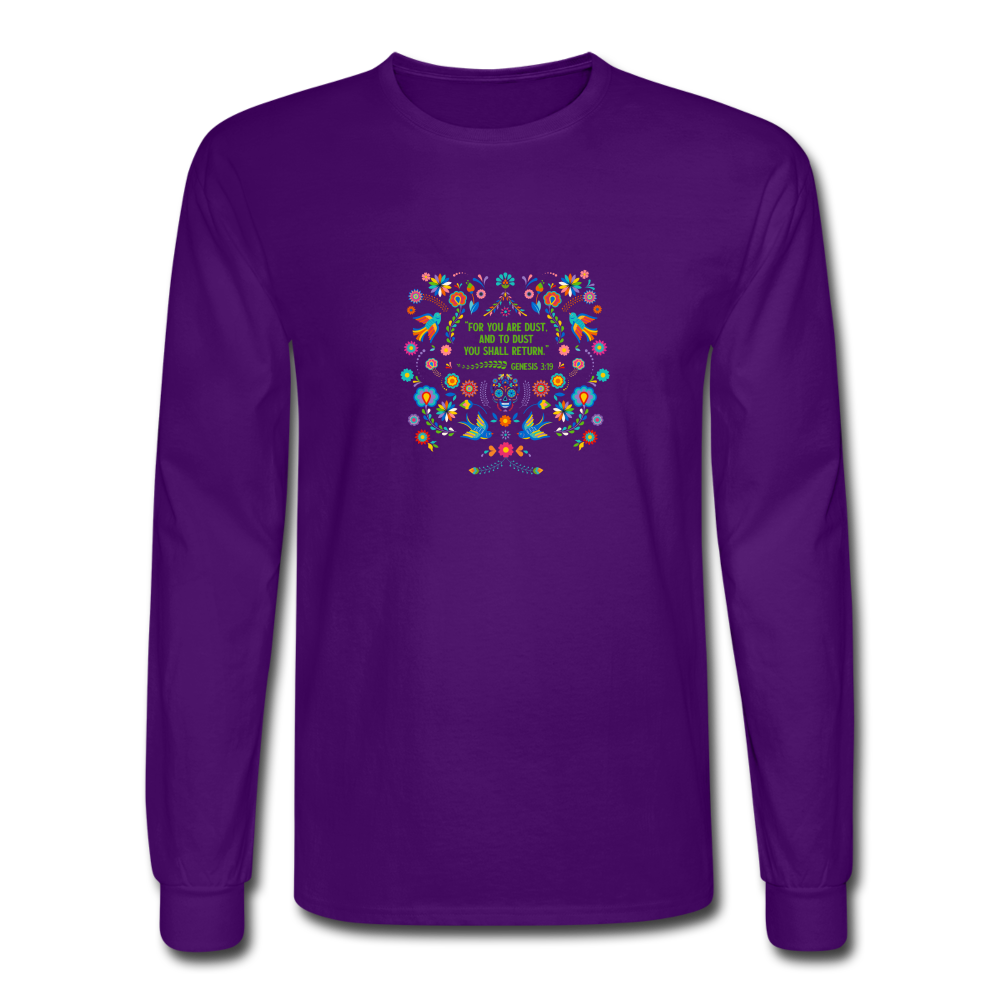 To Dust You Shall Return - Men's Long Sleeve T-Shirt - purple