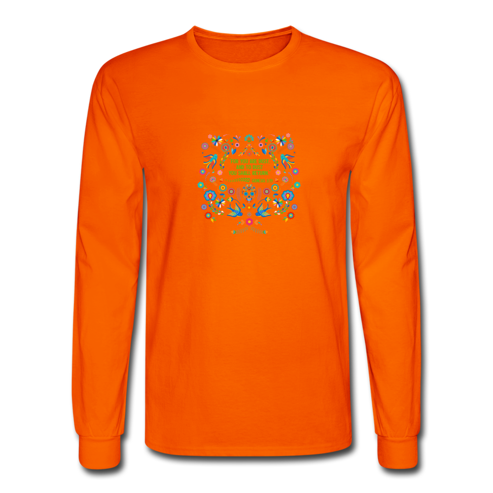 To Dust You Shall Return - Men's Long Sleeve T-Shirt - orange