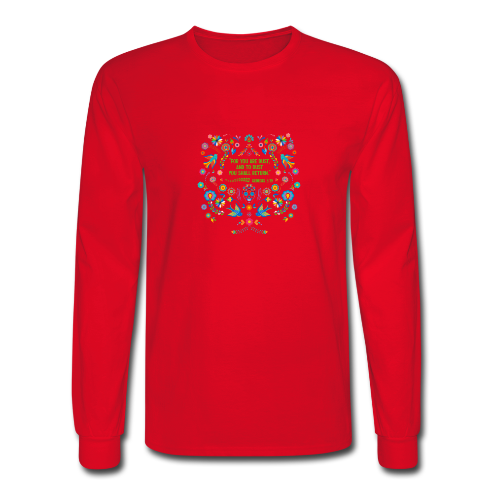 To Dust You Shall Return - Men's Long Sleeve T-Shirt - red