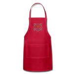 To Dust You Shall Return - Adjustable Apron - red