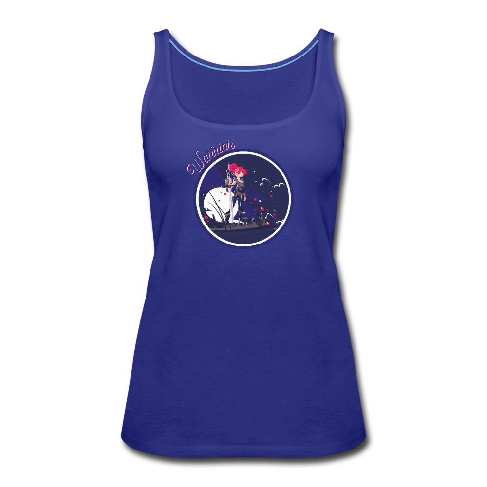 Warrior (Female) - Women’s Premium Tank Top - royal blue