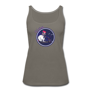 Warrior (Female) - Women’s Premium Tank Top - asphalt gray