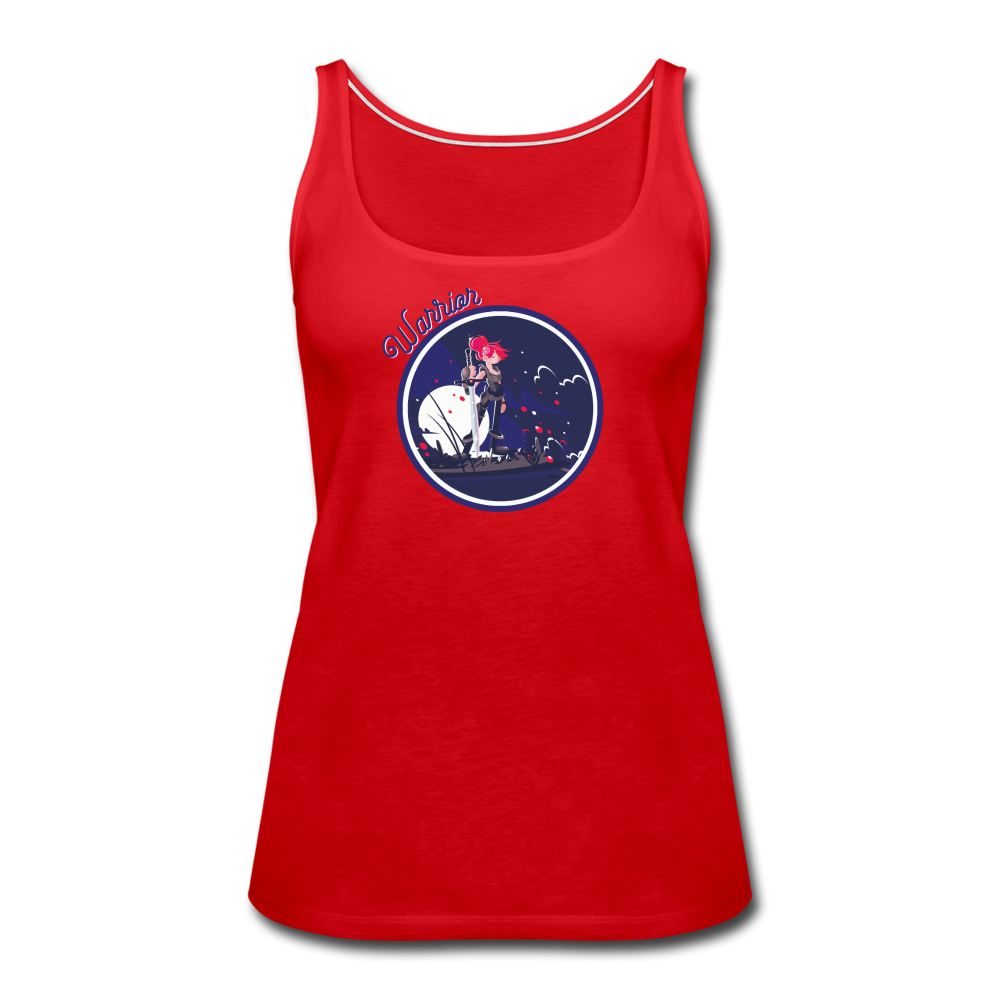 Warrior (Female) - Women’s Premium Tank Top - red