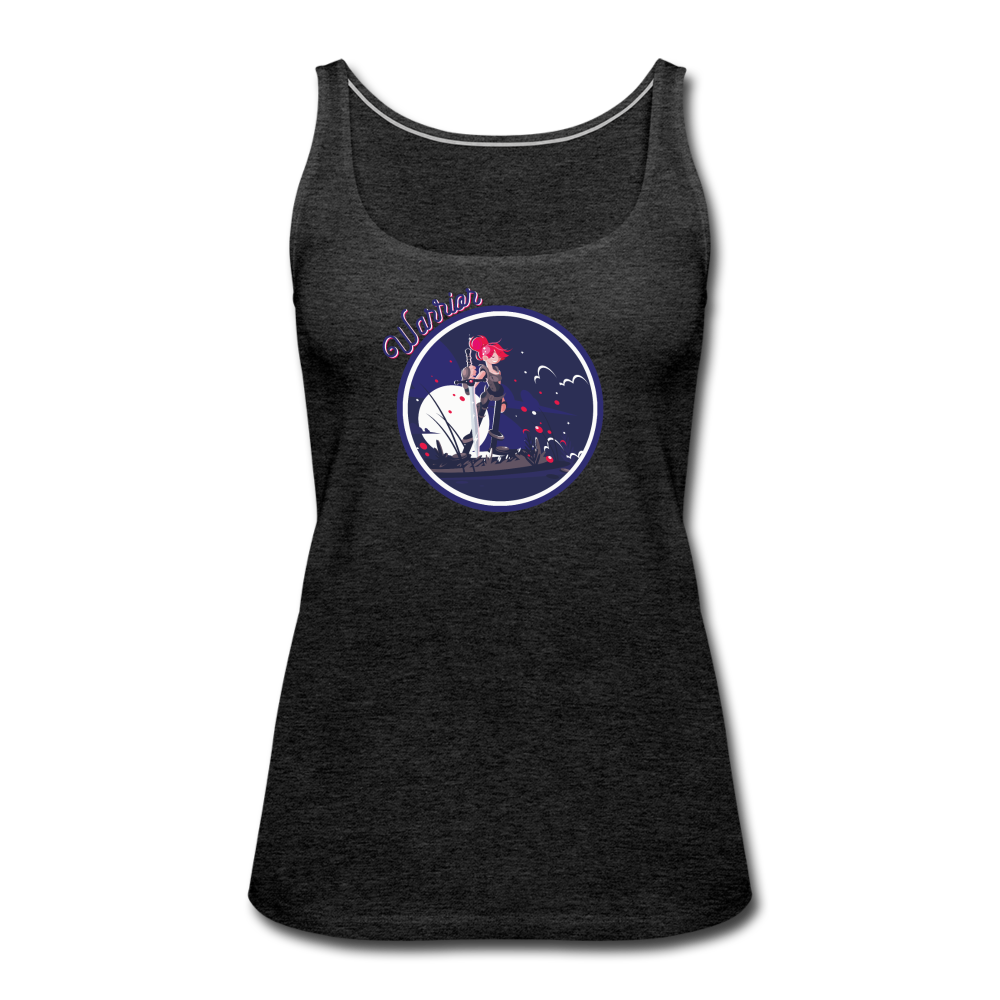 Warrior (Female) - Women’s Premium Tank Top - charcoal gray