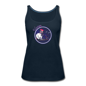 Warrior (Female) - Women’s Premium Tank Top - deep navy