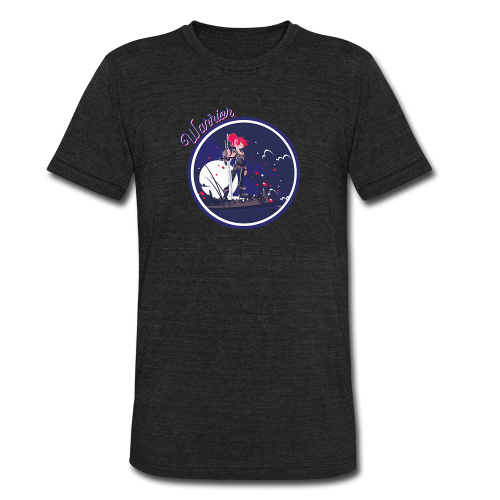 Warrior (Female) - Unisex Tri-Blend T-Shirt - heather black
