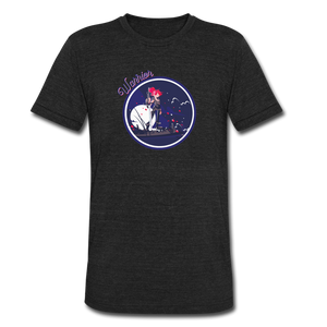 Warrior (Female) - Unisex Tri-Blend T-Shirt - heather black